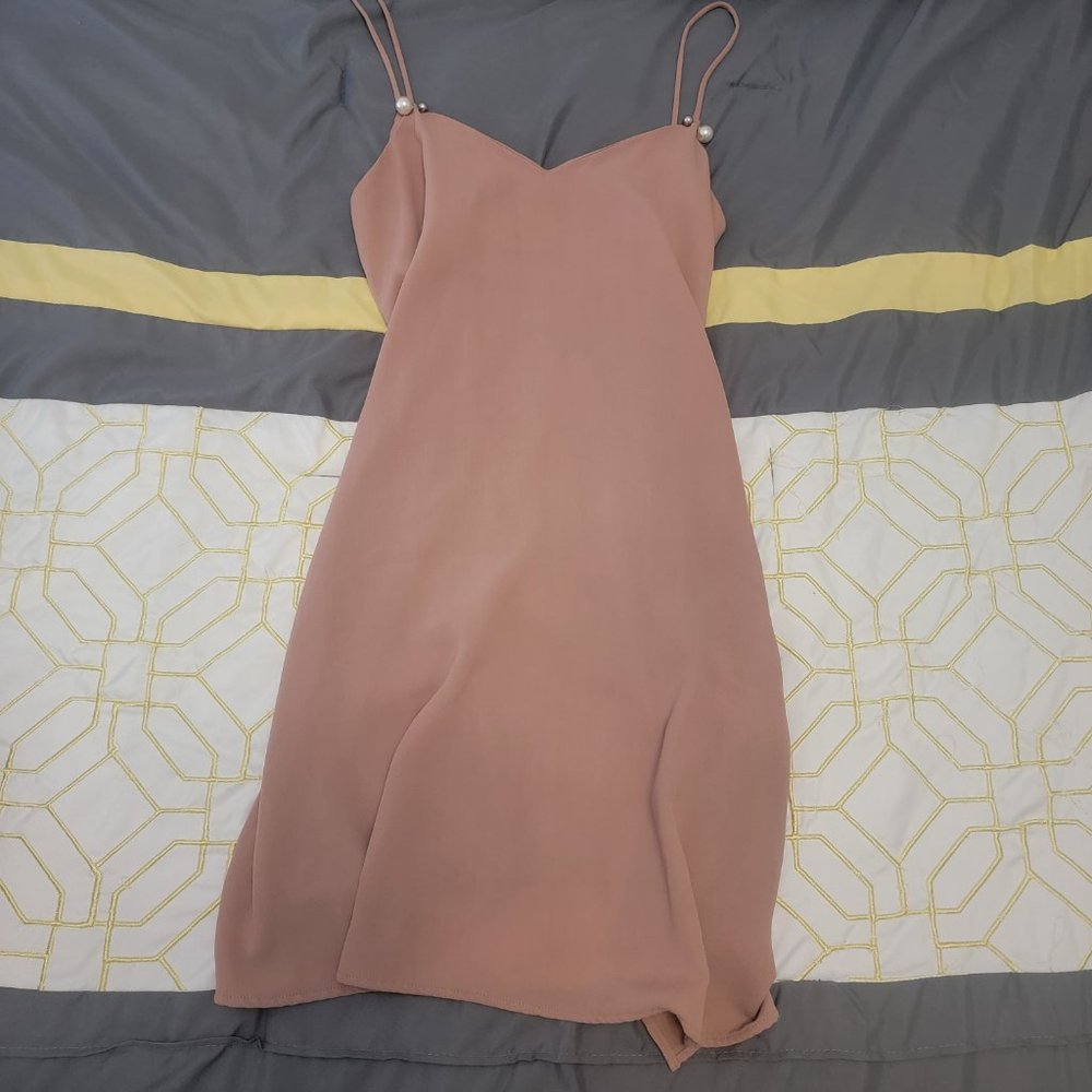 Zara | Slip dress with pearl detail